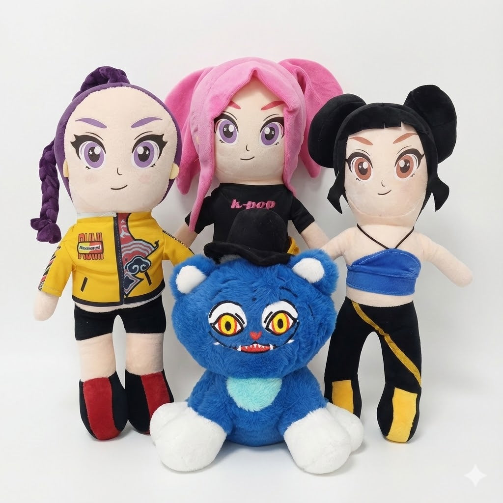 Peluches de las Guerreras Kpop - (Rumi Zoey Mira Derpy)